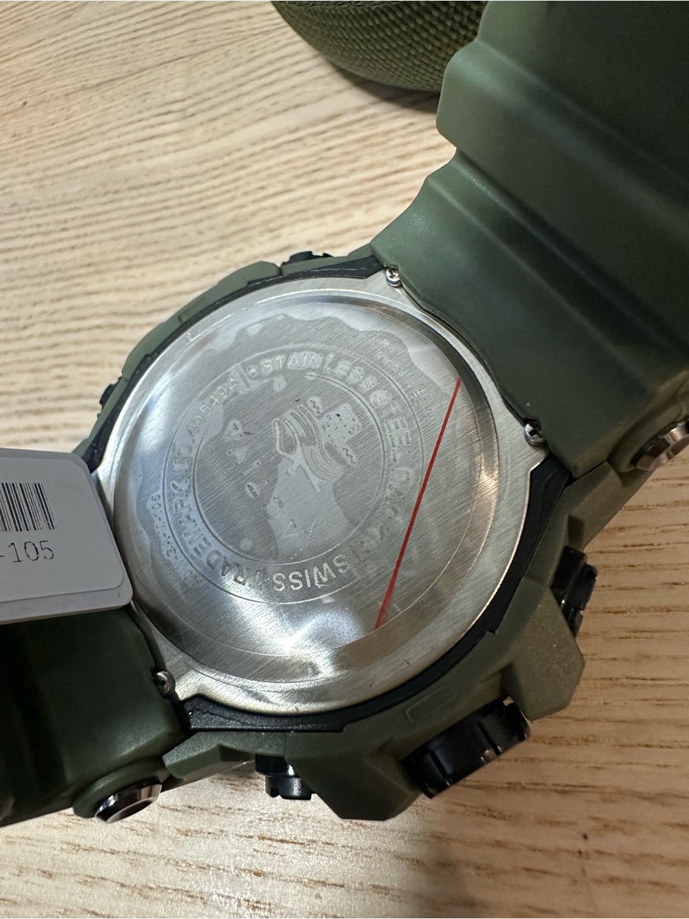 Activa x Invicta Rally 50mm Army Green Digital Watch Set ACW-GA-M-105 - Picture 12 of 13